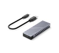 Wudhgslc M2 SSD Case NVMe USB-C Enclosure with Aluminum Alloy Shell for 4TB | Versatile compatibility with NVMe protocol across multiple M2 sizes; tool-free, quick SSD install for fast projects
