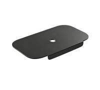 Wudhgslc Monitor Mount Plate Reinforcement for Glass Desks - Steel Bracket | Reinforcement plate spreads monitor load across the desk, protecting thin surfaces from dents and improving stability.