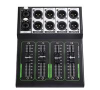 Wudhgslc Passive Monitor Volume Controller with XLR Input Output for Studio | Passive design means no power needed, preserving signal integrity; supports XLR input and output on both ends for studio use.