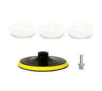 Wudhgslc Polishing Pad Kit for Car Polisher - Safe Polishing with Soft Pads | Compatible with pneumatic and electric polishers, these pads deliver buffing on automotive finishes and home surfaces.