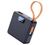 Wudhgslc Power Bank Case 21700 DIY Solderless USB C 22.5W PD QC3.0 | Available in Black, , White; portable and stylish design for on-the-go use.