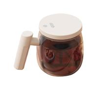 Wudhgslc Self-Stirring Mug 400ML USB Rechargeable Glass Cup for Home Travel | , USB rechargeable design with 400ML capacity makes this mug ideal for home and travel every day.