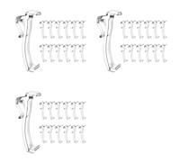 Wudhgslc Valance Clips Clear 2.5 Inch Fit 36 Pieces Hidden Design Blinds