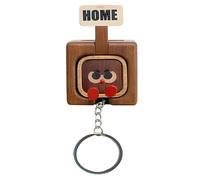 Wudhgslc Wooden Key Hooks with Cute Expressions for, Home | Add a playful touch to with wooden hooks featuring cute , a HOME/OUT display, and space-saving versatility