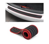 WUDIJING Car Rear Bumper Protector for Ford Puma ST Line 2024 2025, Anti Scratch Rubber Rear Bumper Protector Cover Auto Rear Trunk Sill Plate Scuff Plate Strip,Red-9 * 104cm