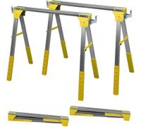WUDLEP 2PCS Saw Horse with 2 Extra Hook, Load Capacity 2600 Pounds