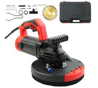 WUDLEP 7-Inch Concrete Surface Grinder, 2200W 6 Speed Adjustments Angle Grinder Kit with Dust Shroud, Auxiliary Handle and Diamond Wheel, 90° Seamless Floor Planer Kit for Floor, Wall and Ceiling