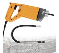 WUDLEP Concrete Vibrating Tool, 1500W Cordless Electric Concrete Vibrator with 1.5m Shaft Rod, 4500RPM Portable Cement Vibrarator for Tamping Poured Ring Beams, Concrete Pedestals and Foundations