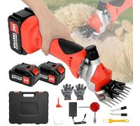 WUDLEP Cordless Electric Sheep Shears, 9-Tooth Blade Sheep Clippers