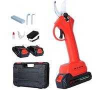 WUDLEP Electric Pruning Shears, Cordless Garden Shears, Branch Pruners, Cutting Diameter 1.2 Inch, Comes with 2 2000mAh Batteries, Charger and Replacement Blade Set for Gardening Tree Pruning