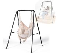 WUDLEP Swing Stand with Hammock Chair, Max Load 330lbs, A-shape