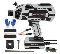 WUDLEP Welding Machine Handheld, 5 Variable Current Adjustment Portable Stick Welder with 10pcs Rods, 20A-120A 220V Hand Held Welder Machine Fits for 3/32''- 1/8''(2.5-3.2mm) Wire Rods