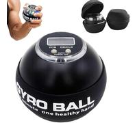WuDLi 2025 New Torqueball Wrist Exercise, Hand Exerciser with Counter, Strengthens Wrists, Features 5 Light Modes, With Storage Pouch, Metal Version Has Swap-Out Bearings
