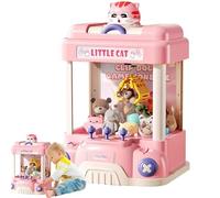 WuDLi Claw Machine Toy, Portable Candy Grabber Toy, Mini Arcade Claw Machine, Grabber With LED Light, Mini Vending Machine For Kids, Electronic Arcade Game Prize Dispenser