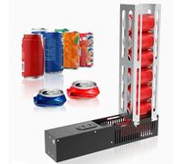 WuDLi Electric Can Crusher, Automatic Can Crusher, Dual Mode, Adjustable Stand Water Bottle Flattener for Recycling Aluminium Soda, Coke Cans and Plastic Water Bottles