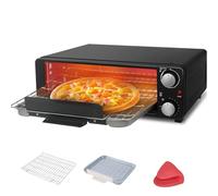 WUDLi Electric Pizza Maker,1200 W Electric Pizza Oven,Indoor Portable Pizza Oven, Tabletop Pizza,Stainless Steel Pizza Cooker with 15min Timer,0-230°C adjustable for Restaurant Home use,