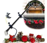 WuDLi Front Door Garland Hanger Adjustable, Garland Door Hanger for Front Doors, Holds up to 20 Lbs, Fits Drywall, No Screws, Drilling, Easy Assembly, Glue-Damage-Free
