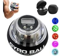 WuDLi Hand Exerciser with Counter, 2025 New Wrist Exercise, Strengthens Wrists, Features 5 Light Modes, With Storage Pouch, Metal Version Has Swap-Out Bearings