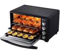 WuDLi Large Capacity Electric Oven, 40L Air Fryer Convection Oven Combo, 60min free timer with Built-in baking light, 90℃~230℃ Temperature Control, Toaster Oven for oast, Bake, and Broil