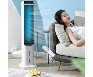 WuDLi Portable Air Conditioner, 2025 Newest 3-in-1 Evaporative Air Cooler, with 3 Speeds,Mobile Air Conditioner,12H Timer, Remote Control & LED Display