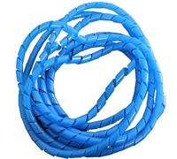 WUDOLI 10 Meters Spiral Wire Organizer Sleeve 6mm 8mm 10mm Cable Management Sheath for Wires Hoses Pipes Protection tools(Blue,OD 8mm)