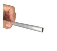 WUDOLI 15pcs 6063 Aluminum Alloy Tube Aluminium Round Pipe OD 7mm 8mm 9mm 9.5mm 10mm 11mm 12mm Straight 700mm Long Industry(7 x 2mm)