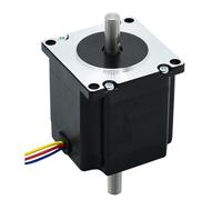 WUDOLI 1pcs Nema 23 Stepper Motor 3A 1.2N.m 57mm Flange 2 Phase 4 Wire 57x57x56mm Stepping Motor 8mm Double Shaft tools