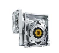 WUDOLI 1pcs NMRV040 Worm Gearbox 14mm Input 18mm Output Shaft 86x86mm Flange Worm Gear Reducer for 86mm Nema 34 Stepper Motor controller(100:1)