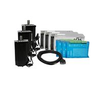 WUDOLI 3 Set 86mm Flange Stepper Motor CNC Kits 6A 14mm Shaft with 5mm Keyway Nema 34 Closed Loop Stepper Motor Servo Step Driver tools(8.5N.m)