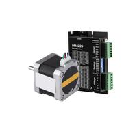 WUDOLI 42mm Flange Step Motor Kit 0.4N.m 1.5A Nema 17 Open Loop Stepper Motor 1.0A-5.0A 18-50V DC Step Driver for 3D Printer tools