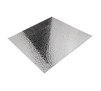 WUDOLI 5pcs High Reflectivity 95% Bean Pattern Hammered Mirror Aluminum Plate for Plant Lighting Lampshades tools(100x100x0.7mm)