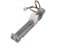WUDOLI 80mm Stroke Screw 2 Phases 4 Wires Stepping Motor 5V 9V DC Micro 15mm Linear Stepper Motor with Plastic Slide Block tools