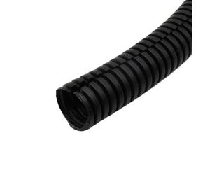 WUDOLI Black Open PP Insulated Corrugated Pipe Plastic Wire Hose Protective Sleeve for Threading Size 7.5mm to 34.5mm Tools(AD 13mm x ID 10mm 10 Meter)