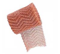 WUDOLI Copper Filter Column for Home Brewing Screen Distillation Apparatus with Woven Wire Mesh Packing Industry(12.7cm x 6 Meter)