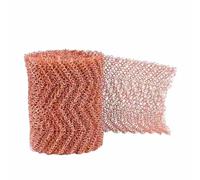 WUDOLI Food Grade Pure Copper Mesh Filter 127mm Wide Sanitary Woven Design for Home Brewing and Distillation Industry(6 Meter)