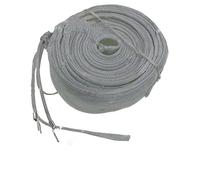WUDOLI Protection cable Dry Water Pipe Electric Heater Wire Band 220V 230V Width 30mmm 100W Per Meter Fiberglass Belt Glass Fiber Heating Tape earth wire (Size : 1 meter)