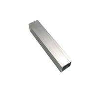 WUDOLI Square Metal Aluminium Tube Pipe 10x10mm 20x20mm DIY Material for Model Part Accessories DIY Car Frame Length 100-400mm Industry(20x20x100mm)