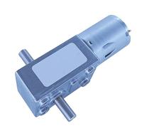 WUDOLI Vehicle Power 6V24V12V Electric Motor Dc Reversed Self-Lock Dual Output Shaft Jgy-370 Dc Worm Geared Motor Double Shaft High Torque Low Speed pumps Robot (Size : 150 RPM, Color : 12V)