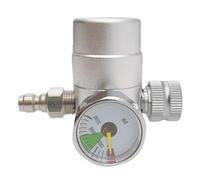 wudoo Whipped Cream Pressure Regulator Valves with M11 Threads and 8mm Male Quick Disonnect for Nitrogen 0.95L Cans