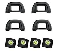 WUDQIJI Camera Eyecup 8 Pieces Camera Spirit Level Hot Shoe Cover Camera Eyepiece Viewfinder Camera Hot Shoe Level Suitable for Nikon D7000 D300 D200 D100 D90 D80 D40 D50 D70S D60 10