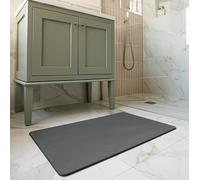Wudumat Gen 2 Stone Bath Mat | Quick Dry | Diatomaceous Earth Bathroom Floor Mat | Non-Slip Wudu Mat | Anti-Mould & Anti-Bacterial | Naturally Hygienic | Easy Clean | Absorbent Diatomite Shower Mat