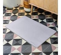wudumat+ Extra Large Stone Bath Mat | Quick Dry | Diatomaceous Earth Bathroom Floor Mat | Non-Slip | 80x50x0.9cm | Anti-Mould & Hygienic | Easy Clean | Absorbent Diatomite Shower Mat