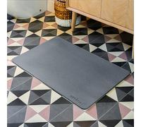 wudumat+ Extra Large Stone Bath Mat | Quick Dry | Diatomaceous Earth Bathroom Floor Mat | Non-Slip | 80x50x0.9cm | Anti-Mould & Hygienic | Easy Clean | Absorbent Diatomite Shower Mat