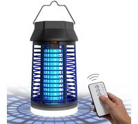 WUEAOA Bug Zapper Illuminated Remote control, 4200V 15W UV Mosquito Killer Lamp, Waterproof IPX4, Tasteless and Non-toxic, Electric fly zapper for indoor and outdoor