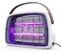 WUEAOA Electric bug zapper with 2 × 6W UVA LEDs, 50000 H Long-Lasting life, 3800V Wall-Mountable Mosquito killer Lamp,Fly zapper IPX4 for outdoor Indoor, Chemical-Free, Quiet