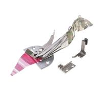 wueiooskj Adjustable Double Fold Angle Binder Binding Attachment Folder Fits Any Sewing Machine Replacement Accessories Sewing Machine Binding Attachment Folder, Silver, 36mm