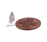 wueiooskj Classic Solitaire Board Game Puzzle Game Helps Develop Intelligence Improve Hands On Ability Patience Logical Thinking Skills Europe Board Single Chess Toy For Beginner