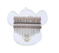 wueiooskj Clear Acrylic Kalimba 17 Key Piano Gift for Musicians