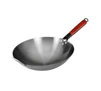 wueiooskj Comfortable Wooden Handle Cooking Wok Nonstick Wok Pan Versatile Frying Pan For All Cooking Methods Home Kitchen Nonstick Non Coating Universal