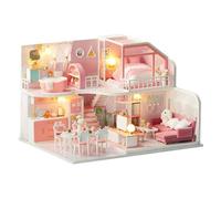wueiooskj Crafting Fun Moments With DIY Miniature Dollhouse Kit And Miniature Dollhouse Accessories To Boost Patience And Focus Accessories Kit